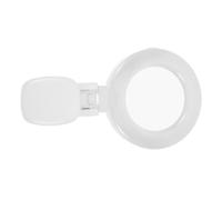 MOLUCKFU Ring Light for Phone with Mirror USB Rechargeable Selfie Light Adjustable Soft LED Illumination for Video Recording Makeup and Zoom Meetings