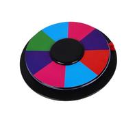 MOLUCKFU Roue des Prix Chance Double Face 25 Cm 15 Modèles Écriture Manuelle Flèche Ludique pour Soirée Karaoké Bar Fête Jeu Interactif