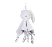 MOLUCKFU Serviette Apaisante Touche Douce pour Bébé en Coton Doux et Favorise les Capacités Cognitives des Nourrissons Design Animalier Blanc