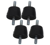 MOLUCKFU Set de Patins Anti-vibrations Caoutchouc pour Climatiseur Amortisseurs de Chocs et Du Bruit Tapis Antidérapant Absorbant les Vibrations pour Supports de Machine et Compresseur