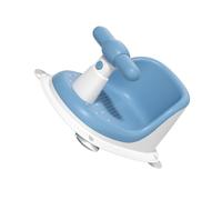 MOLUCKFU Siège de Bain Garçon Fille Antidérapant avec Dossier Confortable Support Sécurisé Né Adapté à la Plupart des Standard Léger et Portable pour Voyage