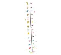 MOLUCKFU Sticker Mural Toise Hauteur Garçon Fille Décor Chambre Dessin Animé Autocollant Mesure Croissance Amusant Réutilisable sans Trace