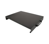 MOLUCKFU Support de Cuisson Antidérapant en Alliage 30X40X5 CM Poignée, Étagère de Rangement Multifonction Cuisine Domestique, Protection pour Plaque de Cuisson Gaz Réutilisable