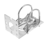 MOLUCKFU Support de Fixation pour Antenne Extérieure en Alliage D'aluminium Robuste, Montage sur Mât, Support L pour Installation Antenne Parabolique et Station Météo, Usage Extérieur