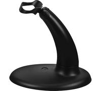 MOLUCKFU Support de Lecteur de Codes-Barres Réglable Multi-Angles, Base Antidérapante Compacte pour Scanner Noir, Support de Bureau pour Magasins, Bibliothèques et Logistique