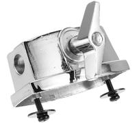 MOLUCKFU Support de Tom en Alliage, Pièce de Rechange pour Tambour, Argenté, Support Supplémentaire, Installation Facile, pour Caisse Claire et Batterie, Accessoire D'instrument de Musique