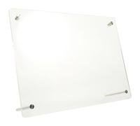 MOLUCKFU Support Dollar en Acrylique Transparent Haute Transparence et Protection, Présentoir Pratique pour L'affichage à Banque Rangement
