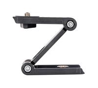 MOLUCKFU Support Z Pliable pour Téléphone Portable et Caméra Tête Inclinable Multi-Angle Trépied de Bureau Stable et Portable Clip de Fixation pour Smartphone