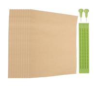 MOLUCKFU Tableau D'écriture pour Personnes Aveugles, Tablette Braille 4 Lignes 28 Cases, en Plastique et Métal, Papier Braille, pour Étudier et Travailler