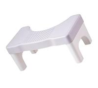 MOLUCKFU Tabouret de Toilette Antidérapant pour Adultes Repose-Pied Stable et Compact Marche Pied Salle de Bain Ergonomique pour Position Accroupie Confortable