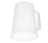 MOLUCKFU Tasse à Mesurer L’Huile 3000 Ml Poignée Grand Distributeur D’Huile Transparent Gobelet Doseur Gradué pour Garage et Atelier de Mécanique Conteneur de Mazout Pratique et