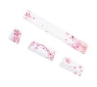 MOLUCKFU Touches de Clavier Mécaniques Hauteur d’Origine Lot de 4 Touches de Remplacement 625U Espace et Esc Finition Mate Sublimation Thermique 5 Faces Compatibles pour