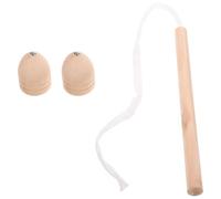 MOLUCKFU Toupie Bois Traditionnelle Garçon Fille Gyroscopique Créatif Tourner Main Cadeau Ludique pour Développement Manuel et Jeu Famille