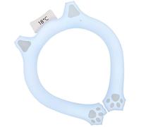 MOLUCKFU Tour De Cou Rafraîchissant Réutilisable Tube Refroidissant Bleu 18 Degrés Matériau Confortable Refroidisseur Léger Et Portable Usage Estival Soulagement Chaleur Adapté Sport Et Extérieur