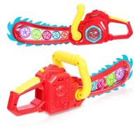 MOLUCKFU Tronçonneuse Lumineuse Électrique pour Garçon et Filles Lumineux Éclairage LED Plastique Transparent 1 Pièce Couleur Aléatoire de Fête et Camping pour Couleur Aléatoire