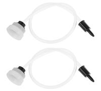 MOLUCKFU Tuyau D'Aspiration Sous Vide 2PièCes, Tuyau Pour Machine Sous Vide En Plastique Blanc, Flexibilité Et Connexion Facile Pour Scelleuse Sous Vide Pour Bocaux Et Rangement