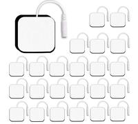 Molufeibe Lot de 24 électrodes de rechange pour unité TENS