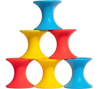 MOLUK Tulu 2843417 Lot de 9 Blocs de Construction élastiques en Silicone Souple pour bébés et Enfants à partir de 0 Mois