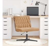 Molumvel Chaise de bureau beige avec tissu bou haise de bureau réglable en hauteur, pivotante à 360 degrés - Chaise de travail rembourrée pour bureau à domicile