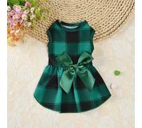 MOLUO Robes de Chien de Mariage Jupes en Tulle Vert pour Petits Chiens Doux Jupe nœud Papillon Robe Tutu d'été vêtements pour Chiens pour vêtements Chihuahua
