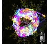 MOLVCE Guirlande Lumineuse Intérieur Extérieur avec Prise, 30M 300 LED Bande Lumineuse Colorée, 8 Modes Étanche Fée Lumières avec Minuterie, Fonction Mémoire pour Noël, Fête, Mariage