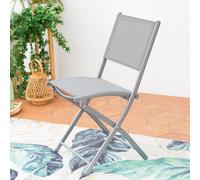 Molvina : Lot De 4 Chaises Gris