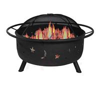 MOLVUS Barbecue au charbon de bois - Brasero d'extérieur - Poêle à bois - Barbecue multifonction