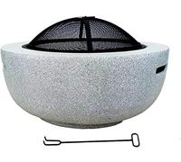 MOLVUS Brasero de jardin, poêle à bois de chauffage, barbecue multifonction, facile à utiliser (fer 60 x 34 cm)