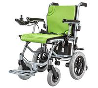 MOLVUS Chaise roulante pliable et compacte pour aide à la mobilité, fauteuil roulant électrique, fauteuil roulant motorisé, siège amovible, siège de 45 cm de large, confortable