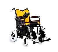 MOLVUS Fauteuil roulant électrique léger pliable intelligent puissant double moteur cadre en acier au carbone pour personnes handicapées personnes âgées