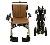 MOLVUS Fauteuil roulant électrique multifonction pliable et entièrement automatique pour personnes handicapées, portable et pliable, portée jusqu'à 15 km