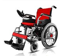 MOLVUS Fauteuil roulant électrique pliable à double moteur tout-terrain robuste et puissant. Peut supporter jusqu'à 136 kg