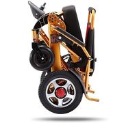 MOLVUS Fauteuil roulant électrique pliable de voyage léger motorisé électrique pour fauteuil roulant scooter batterie Li-ion polymère