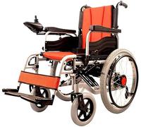 MOLVUS Fauteuil roulant électrique pliable double fonction léger avec alimentation électrique ou utilisation comme fauteuil roulant compact manuel d'aide à la mobilité