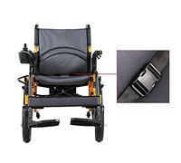 MOLVUS Fauteuil roulant électrique pliable et léger pour handicapés, scooter médical, fauteuil roulant à propulsion, chaise de voyage portable