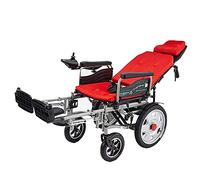 MOLVUS Fauteuil roulant électrique, pliable, portable, adapté aux personnes âgées et handicapées, poids : 100 kg
