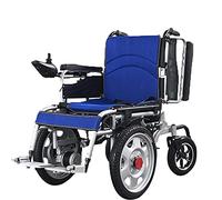 MOLVUS Fauteuil roulant électrique portable pour adultes, double moteur 500 W, batterie de grande capacité, intelligent, électromagnétique, automatique, étanche à 360 degrés, universel, intelligent