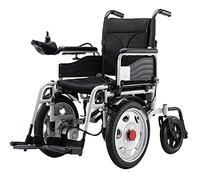 MOLVUS Fauteuil roulant électrique portable pour adultes, double moteur 500 W, batterie de grande capacité, intelligent, électromagnétique, automatique, étanche à 360 degrés, universel, intelligent
