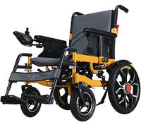 MOLVUS Fauteuil roulant électrique robuste pliable et léger avec batterie 24 V 12 Ah Fauteuil roulant électrique pliable pour personnes âgées handicapées