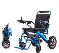 MOLVUS Fauteuils roulants électriques légers et pliables pour adultes - Durable et compact - Fauteuil roulant de voyage sûr et facile à conduire pour plus de confort - Soutien de 100 kg