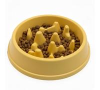 MOLY Mangeoire pour chien avec obstacles anti-vérité 25 cm | Bol pour chiens lent anti-glouton | Passe au lave-vaisselle | Alimentation lente et saine pour animaux de compagnie | Bol améliore la