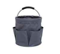 Molyorch Panier de Nettoyage Universel Pliable, Sacs Étanches pour Jardinage avec 6 Compartiments, Panier de Rangement Multifonctionnel pour la Maison Stockage Shopping Picnic Plage (Gris Foncé)