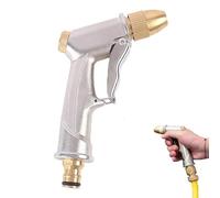 Molyorch Pistolet D'arrosage avec Buse en Laiton, Pulvérisateur de Pistolet Arrosoir à Eau Haute Pression, pour Le Lavage/l'arrosage des Pelouses et du Jardin