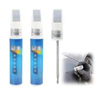 Molythrix 2 Stylos LA7W/8E Argent Reflex Stylo Retouche Peinture Voiture | 2-In-1 Peinture Voiture Carrosserie 24ml , pinceau incorporé, adapté aux Stylo Réparation des Rayures de carrosserie auto