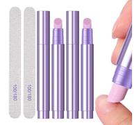 MOLZINY 2 Pièces 3-en-1Cuticle Oil Pen Cuticle Pusher Nail Oil Pen with Ceramic Tip huile pour ongles & stylo de retrait de cuticules pousse-cuticules traitement pour ongles secs et endommagés