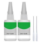 MOLZINY 2 Super Glue Flacons de Colle Forte Rapide Glue Extra Forte de 50ml Transparente Colle Forte Tout Support Tous Matériaux pour le Bricolage et Diverses Restaurations