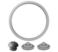 MOLZINY 3 pièces WMF Pièces de rechange Kit de pièces de rechange pour autocuiseur Joint d'étanchéité de l'autocuiseur 22 cm et Valve de sécurité Valve indicateur de pression avec Divers Autocuiseurs