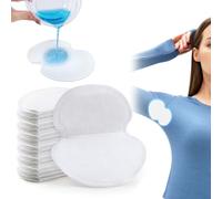 MOLZINY 50 Pièces Coussinet Anti Transpirant Aisselles Bouclier Anti Transpiration Auto-Adhésif Coussinet Absorbant les Odeurs de Aisselles Patch Anti Transpiration Patch Déodorant Invisible
