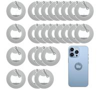 MOLZINY 50 Pièces NFC Tag 25 mm Autocollants NFC Ntag215 Réinscriptibles 504 Octets Étiquettes NFC Autocollantes Étanches Compatible Tous Appareils NFC pour téléphones et objets connectés