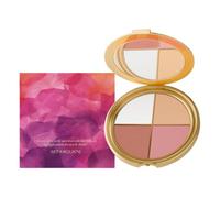 MOLZINY Quatre en un Palette Maquillage Et Palette D'Ombres À Yeux Palettes De Visage 4-En-1 Avec Ombre À Yeux Shimmer Métallique Highlighter & Blush Kit De Contour De Palettes